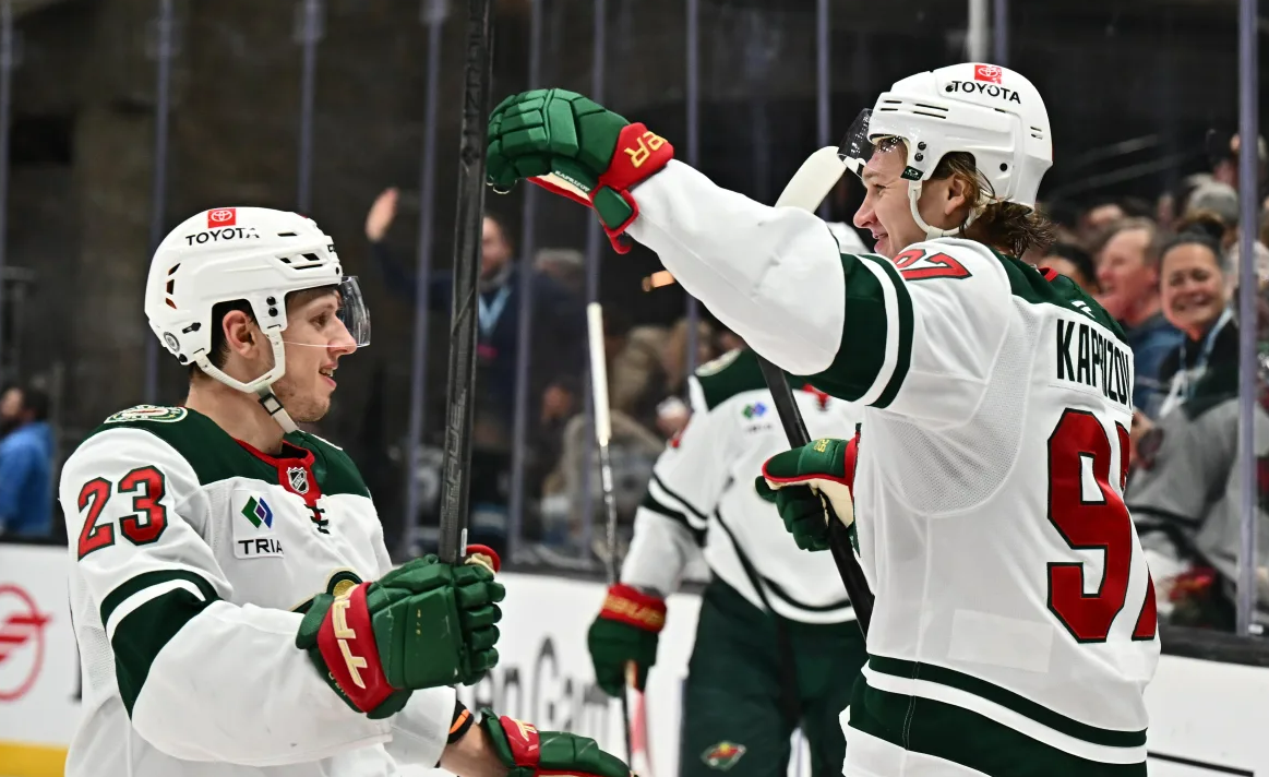 Кирилл Капризов снова забил за "Миннесоту". Фото: НХЛ