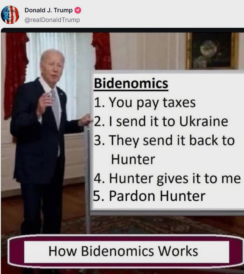    Скриншот поста Дональда Трампа в социальной сети Truth