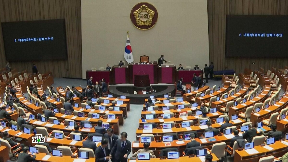    Депутаты Южной Кореи не смогли объявить импичмент президенту