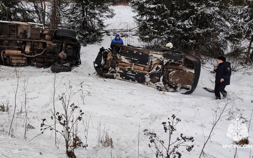    Двое взрослых и ребенок погибли в ДТП на трассе в Удмуртии