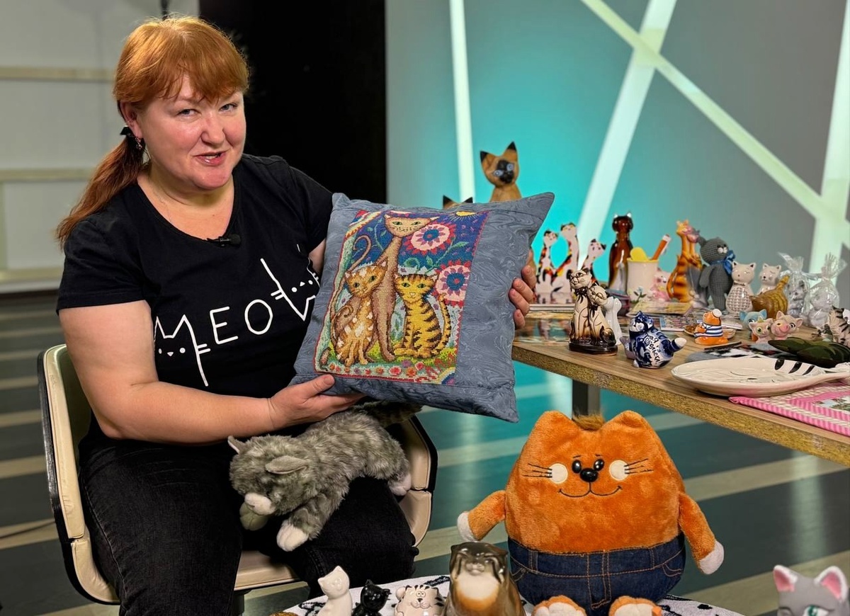 Ирина Стебницкая коллекционирует всё, что связано с кошками