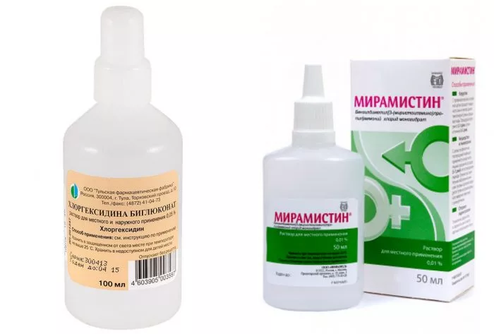 Препараты и инструменты для обработки ран