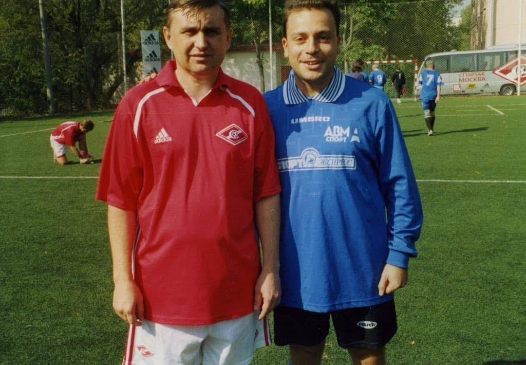 Матч ветеранов Спартака и команды «Спорт-Экспресса». Где-то 2002-2003 год.