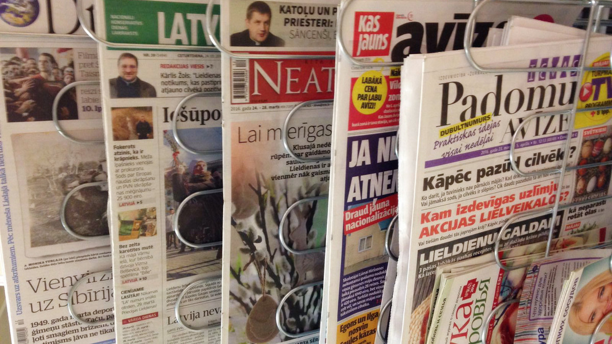 Печатная пресса в Латвии © Sputnik