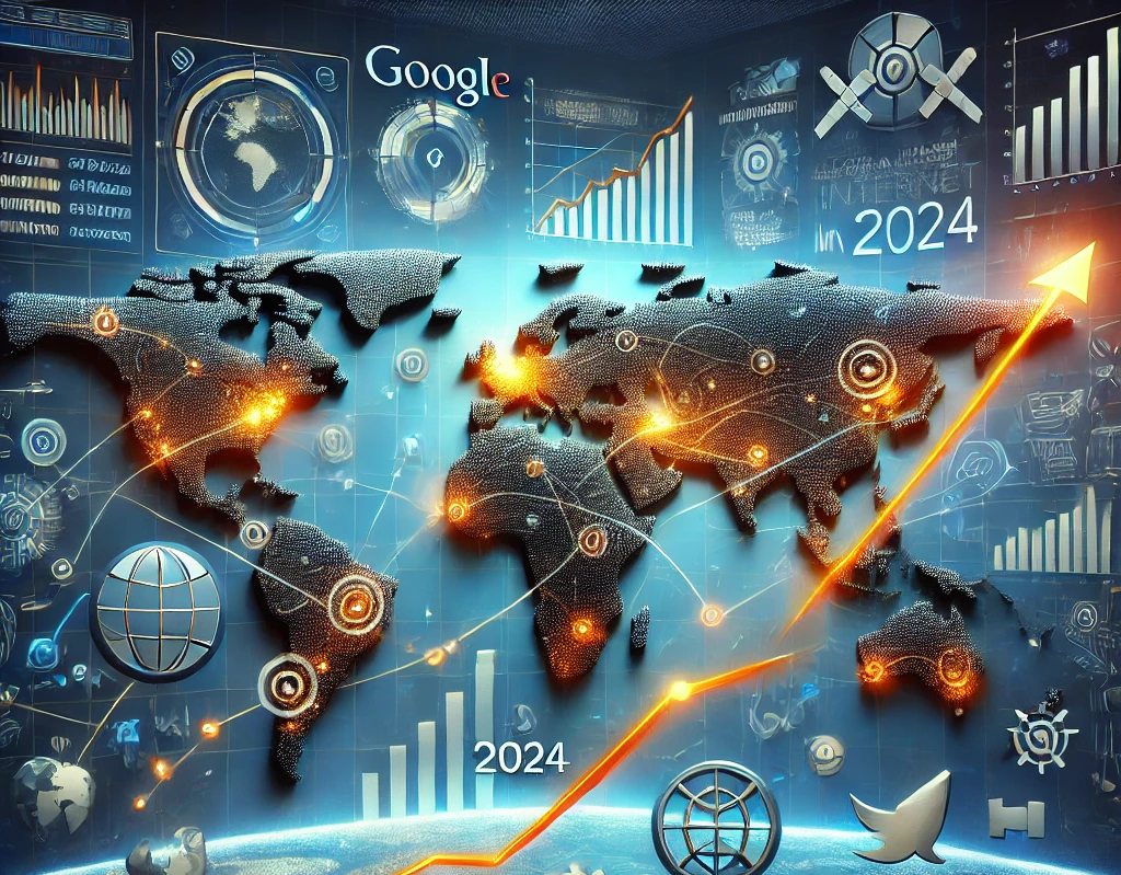 2024 год: Невероятный рост мирового трафика и «Яндекс» - второе место среди поисковиков