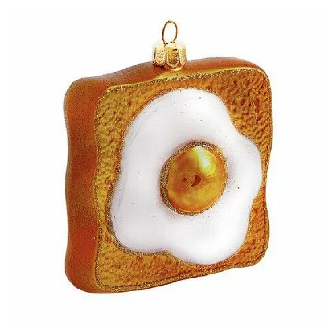 Елочная игрушка «Тост с яичницей»