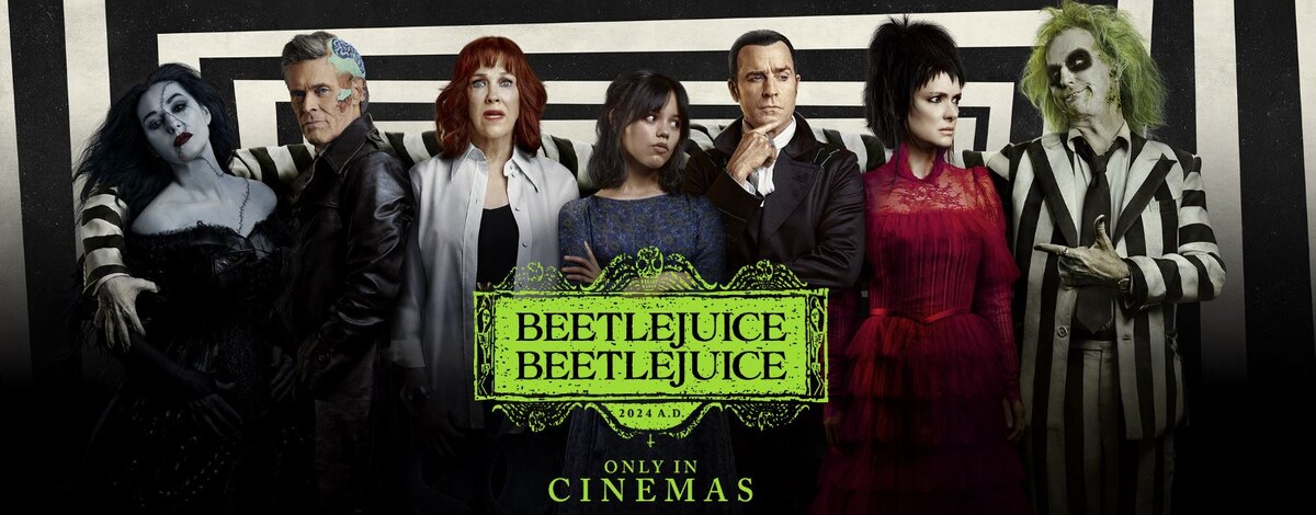 Оригинальный постер фильма "Битлджус, Битлджус!" (2024 г.) Реж. Тим Бёртон. Фото: Свободные источники