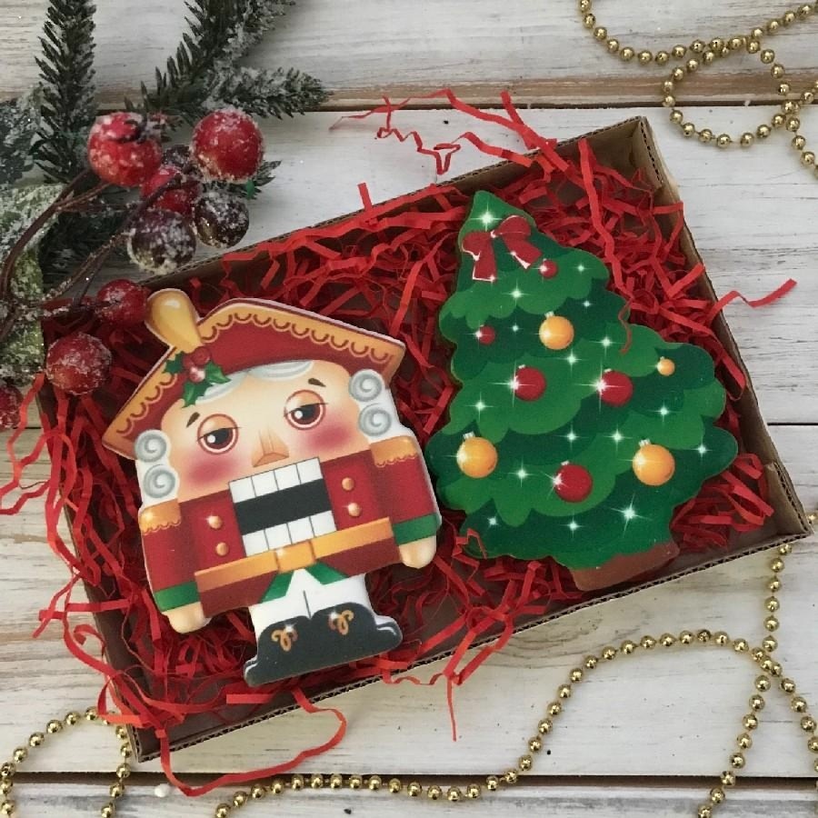 Пряники и печенье с логотипом на Новый год