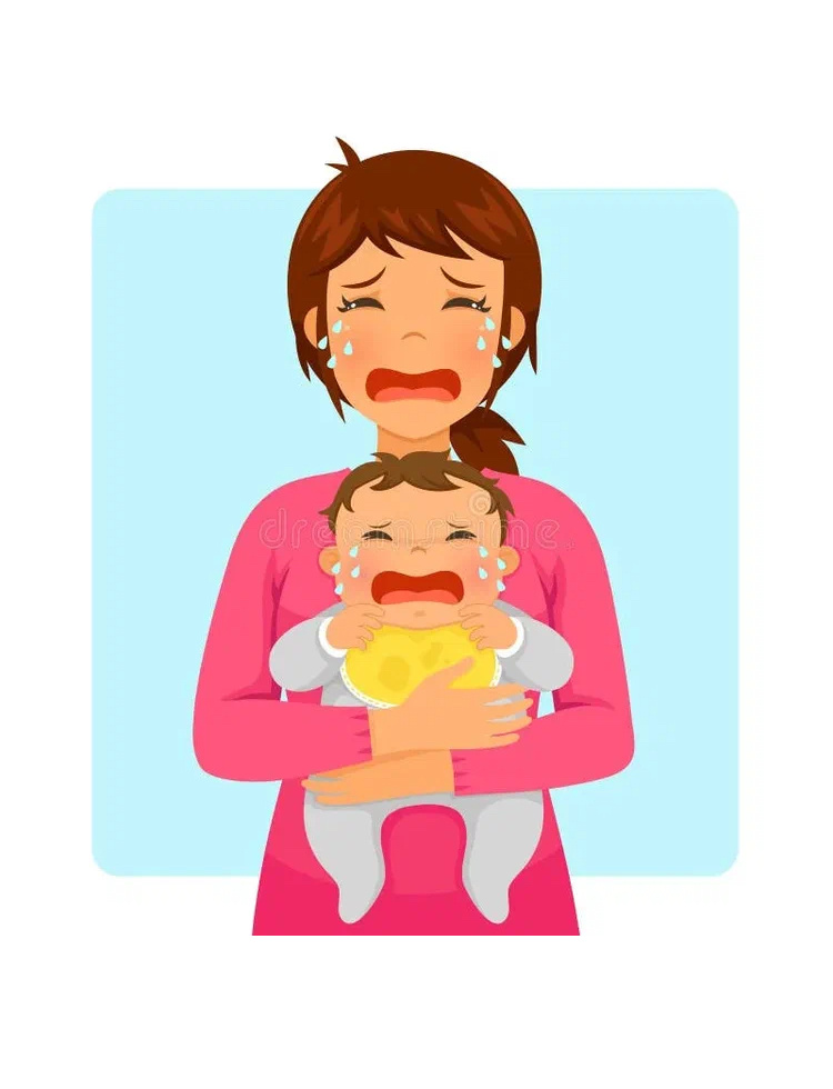 «А маму кто возьмёт на ручки?» Картинка из  Интернета.