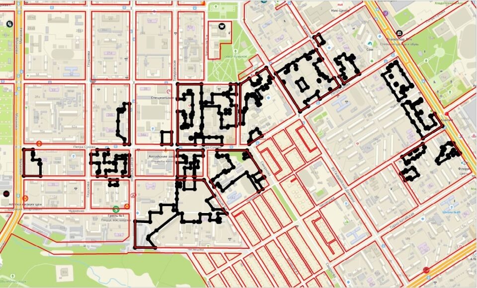    Схема границ территории жилой застройки Потока. Источник: barnaul.org/pravoportal