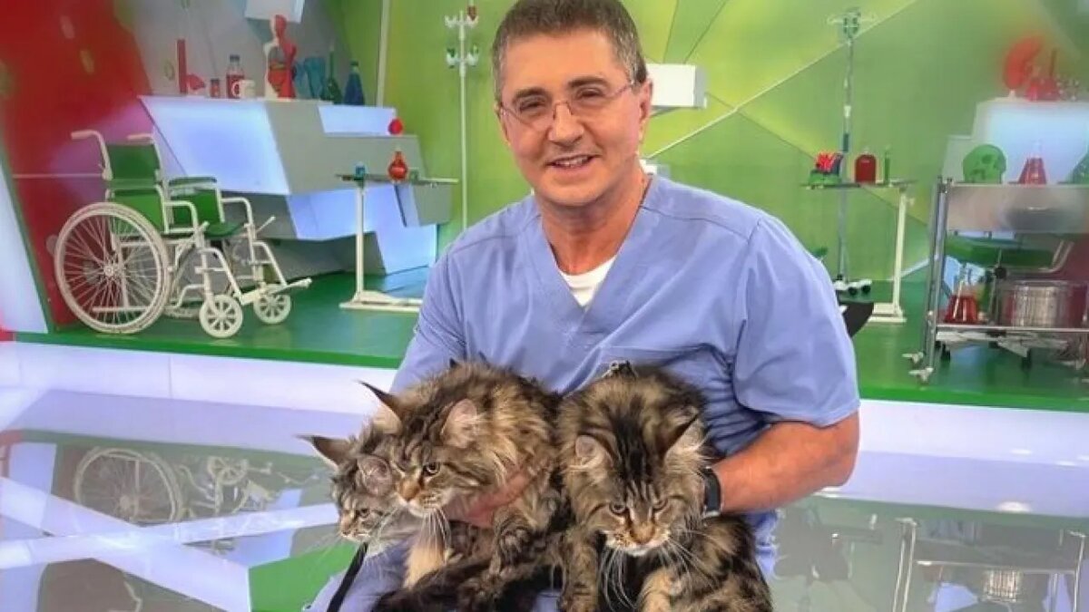    Заслуженный врач России и телеведущий Александр Мясников.