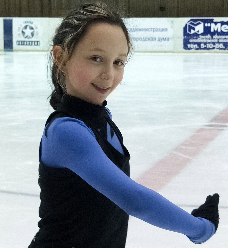 Юная фигуристка Лиза Туктамышева