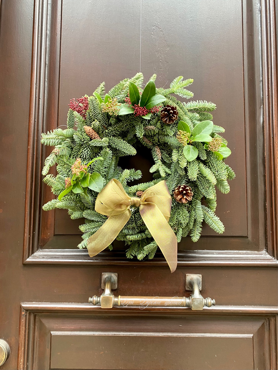 Личное фото. Рождественский венок