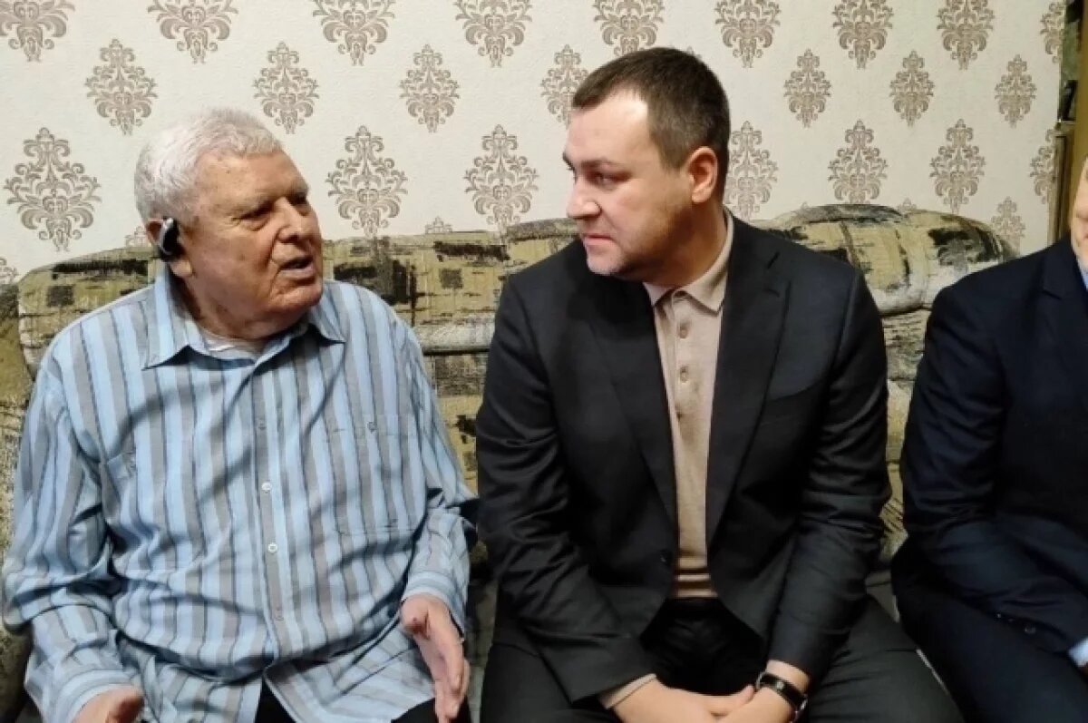    99-летие отмечает ветеран Великой Отечественной войны Н.Н.Сызранцев