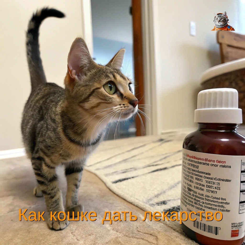 как кошке дать лекарство