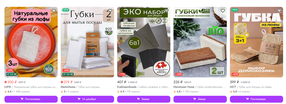 Пример: пользователи хотят купить не самый дешевый, а предпочитают экологичный выбор.