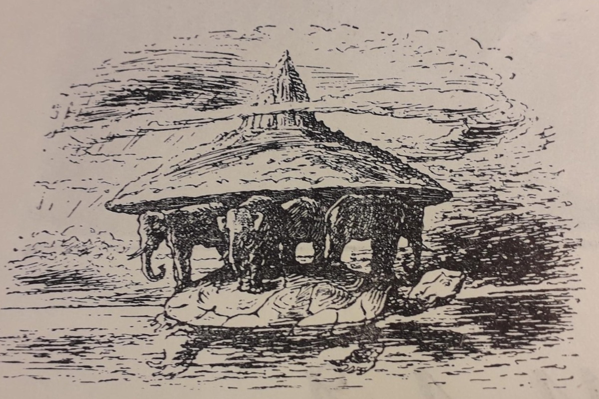 Так представляли себе Землю древние индейцы.