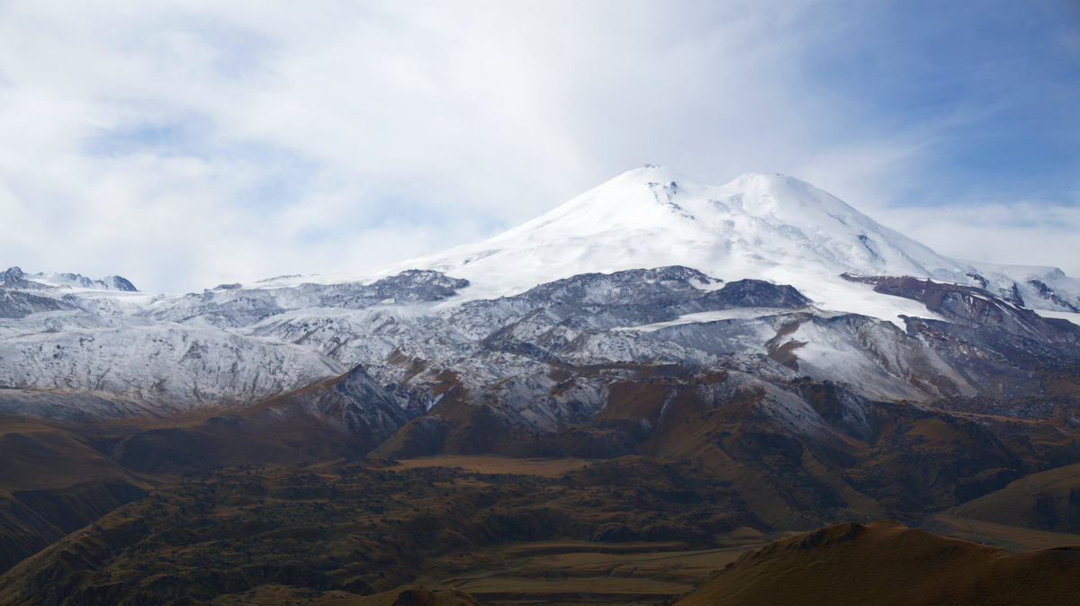 Эльбрус с северной стороны
