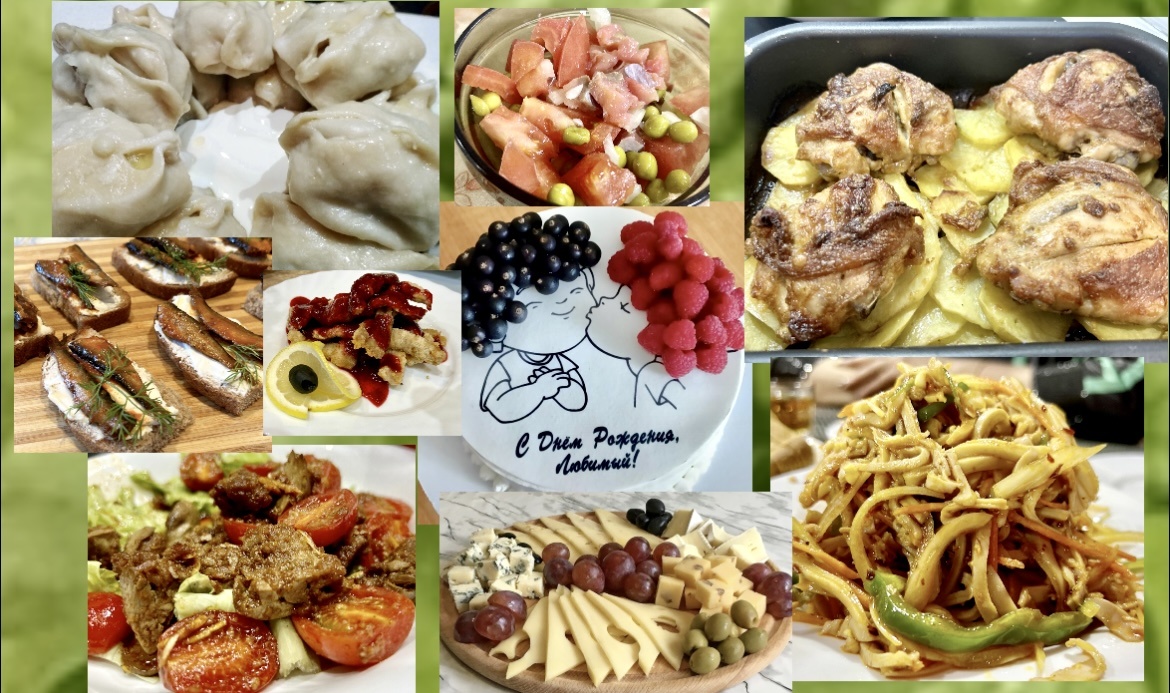 Подруга попросила составить меню на День рождения её мужа. Берите на заметку: беспроигрышные идеи(салаты, закуски, горячее)