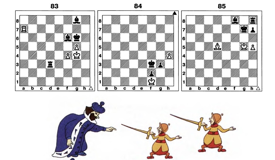 Мат в один ход. из книги Балашова Е. Ю. Шахматная азбука. 