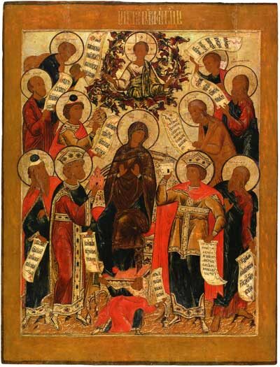 Похвала Пресвятой Богородицы. 17 в.