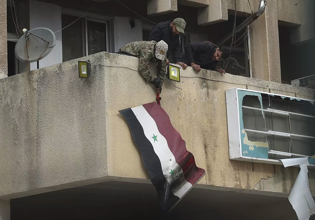 Отмена сирийской государственности. Саламия, мухафаза Хама. Декабрь 2024 г. Фото Гхайта Альсайеда.