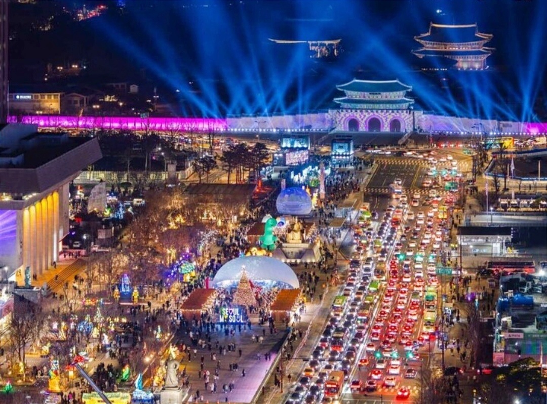Встреча Нового 2024 года в Сеуле (фото с сайта VizitKorea) 