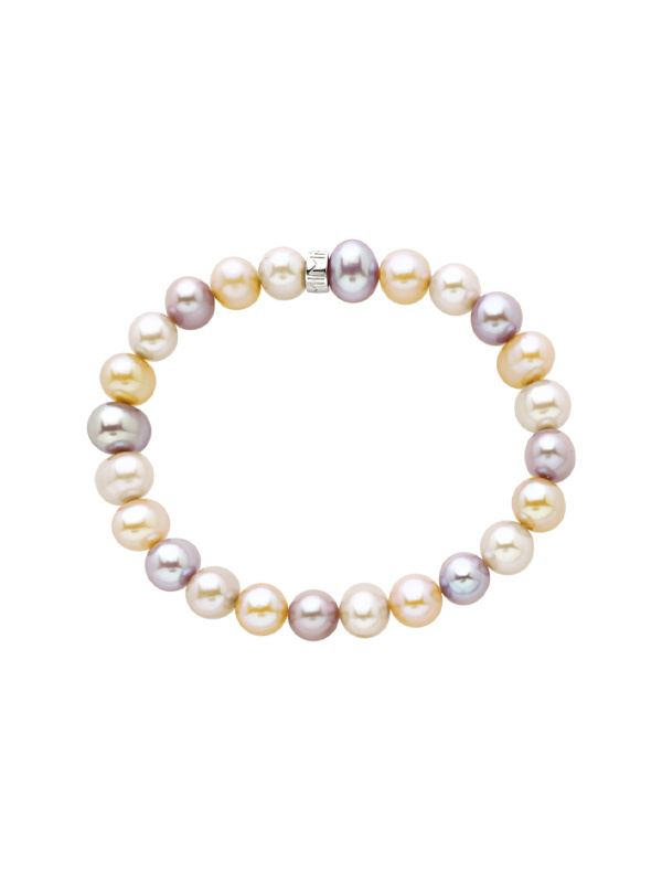 Браслет MIMI Elastica из серебра с разноцветным жемчугом (29 900 руб.)