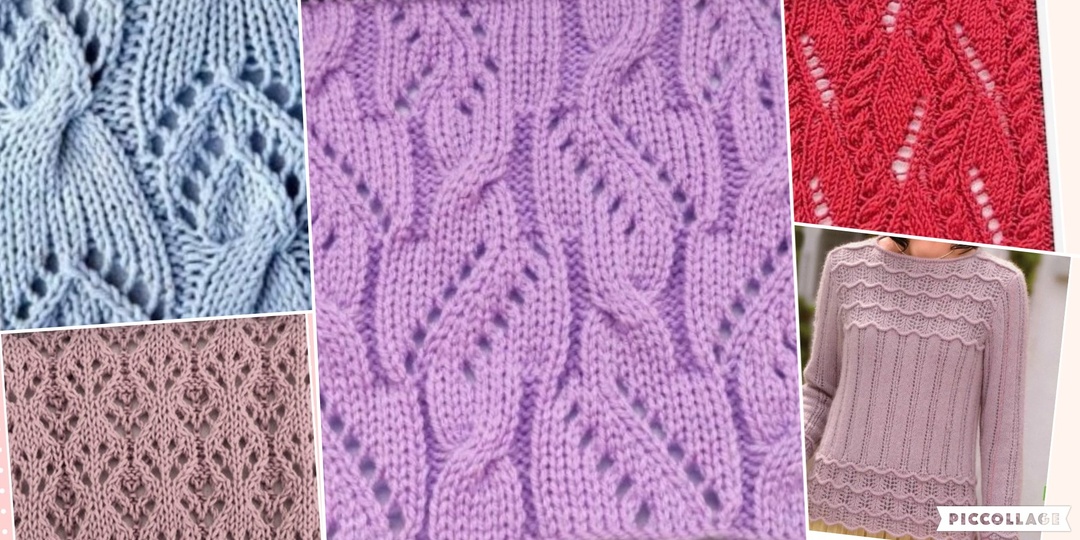 Красивые узоры из модных журналов.