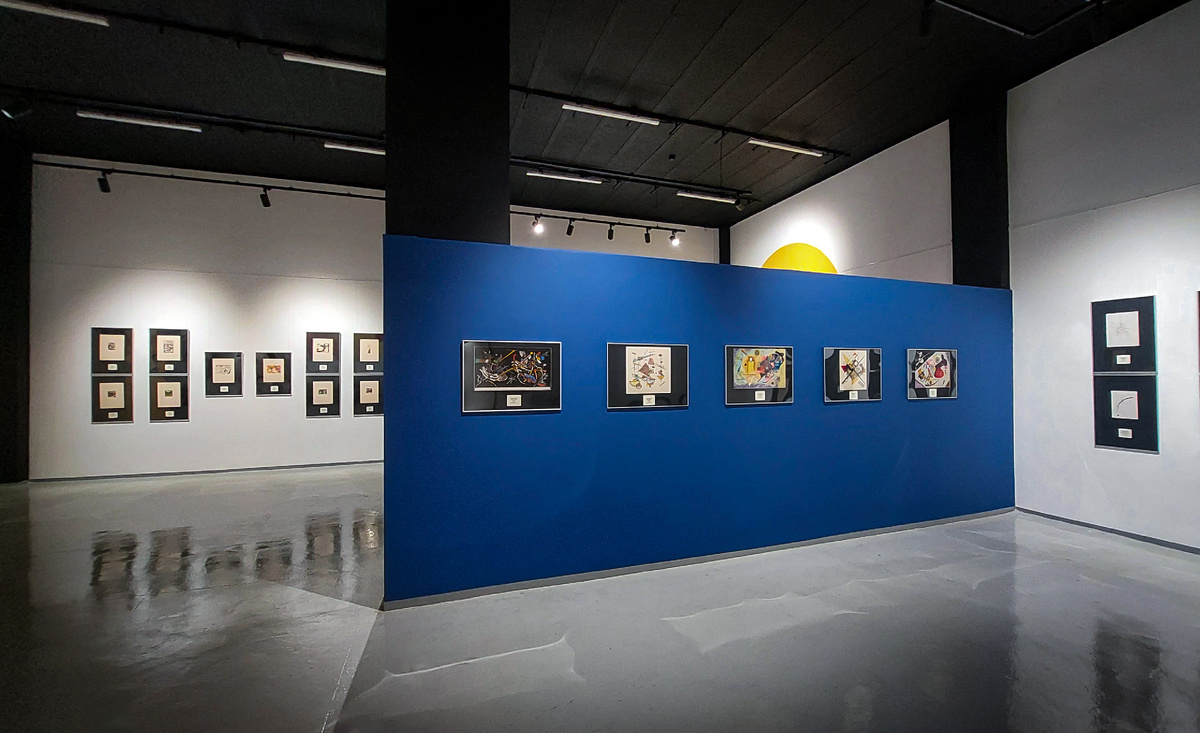 Яркие выкрасы пространства - как часть экспозиции