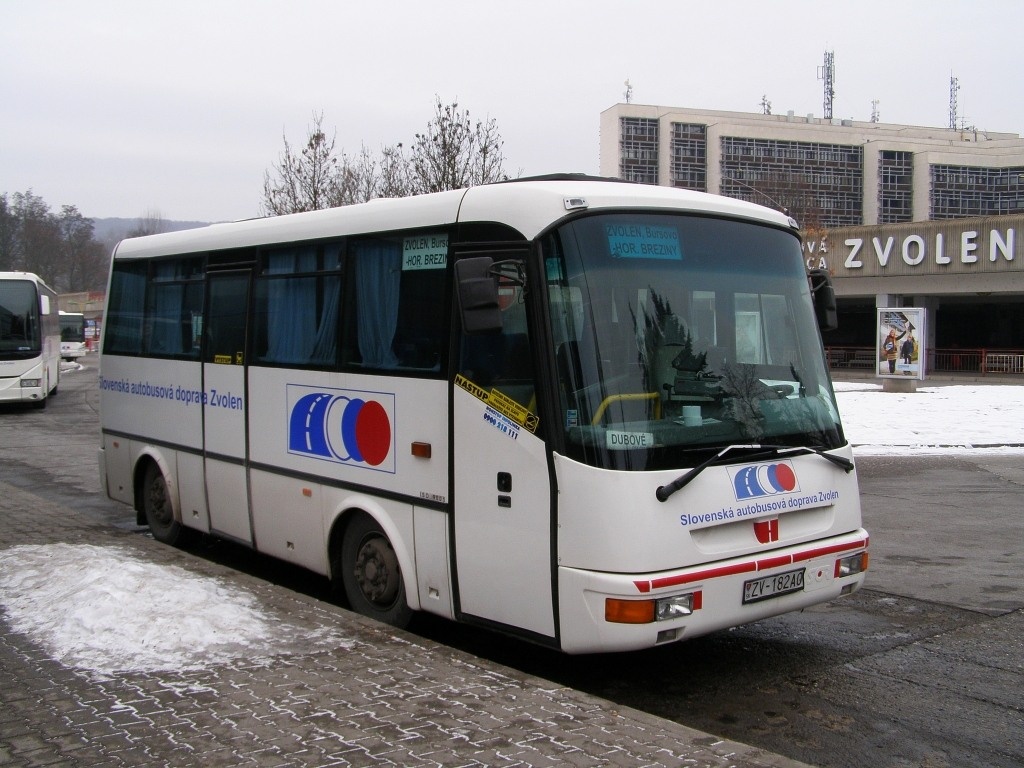 Пригородный автобус SOR C 7,5 в словацком городе Зволен. Источник: evidencia-dopravcov.eu