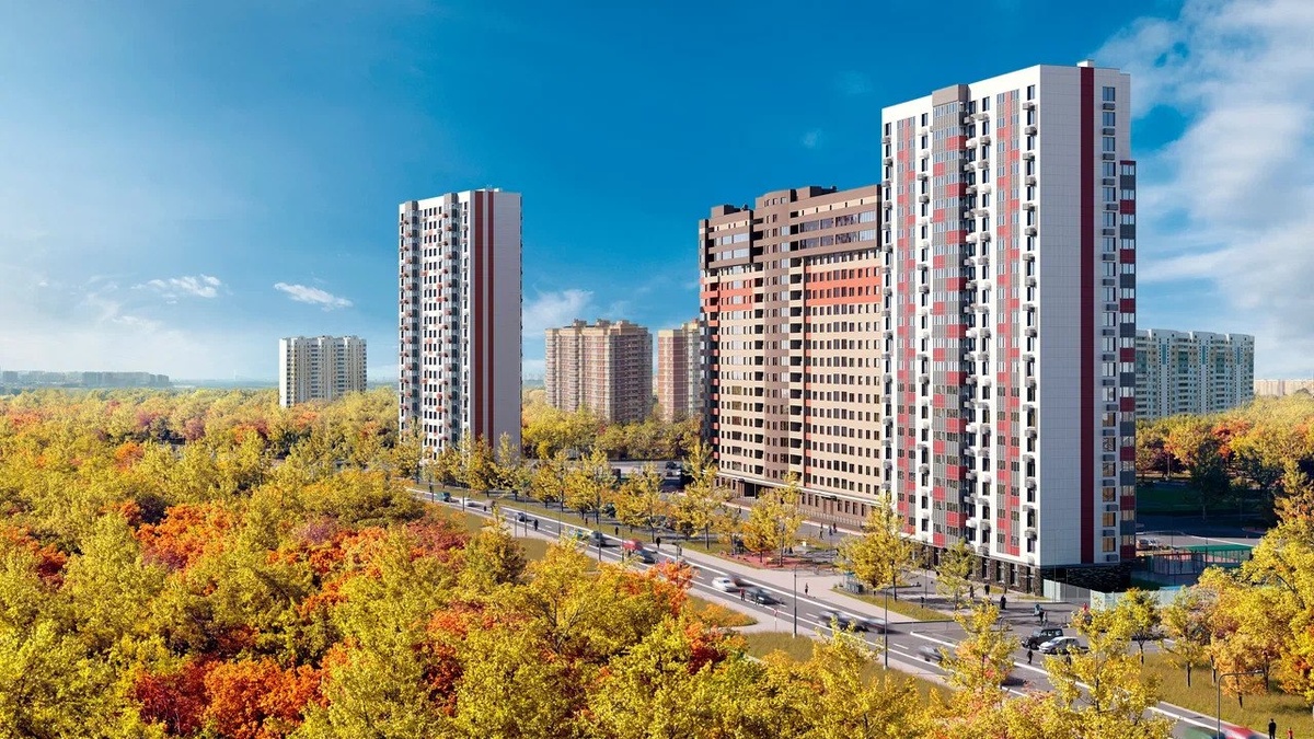 ЖК, окруженный природой