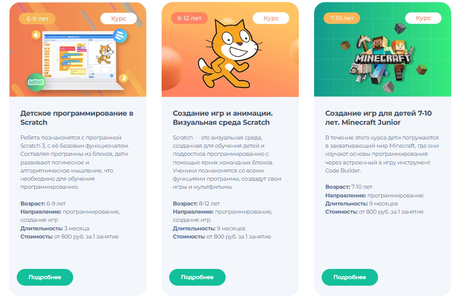 Программирование для детей с 5 лет