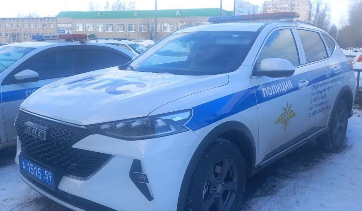     Патрульный автомобиль полиции. Источник: ОМВД Автор фото: Пресс-служба МВД по ЧГО