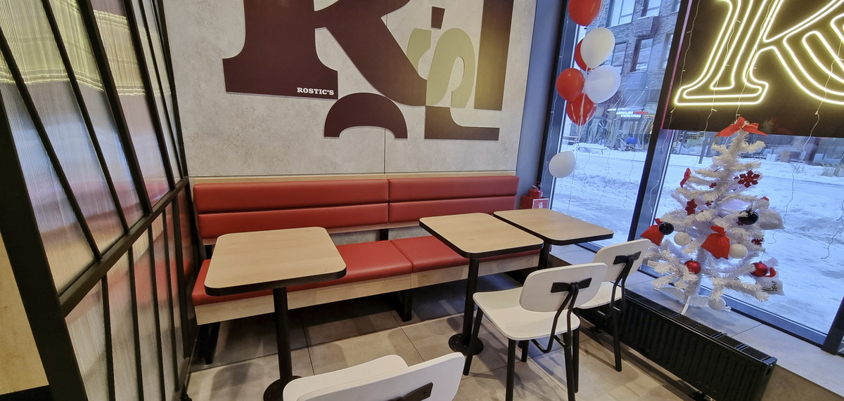 "Чик Стоп", интерьер