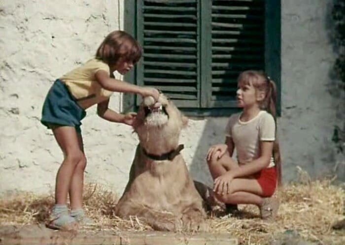 Рома и Ева Берберовы в фильме *У меня есть лев*, 1975 | Фото: kino-teatr.ru