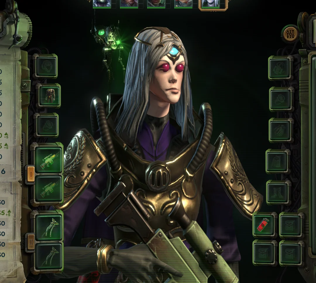 На релизе Warhammer 40,000: Rogue Trader Кассии нельзя было давать снайперскую винтовку, иначе грациозный спутник Вольного Торговца превращался в ксеноса