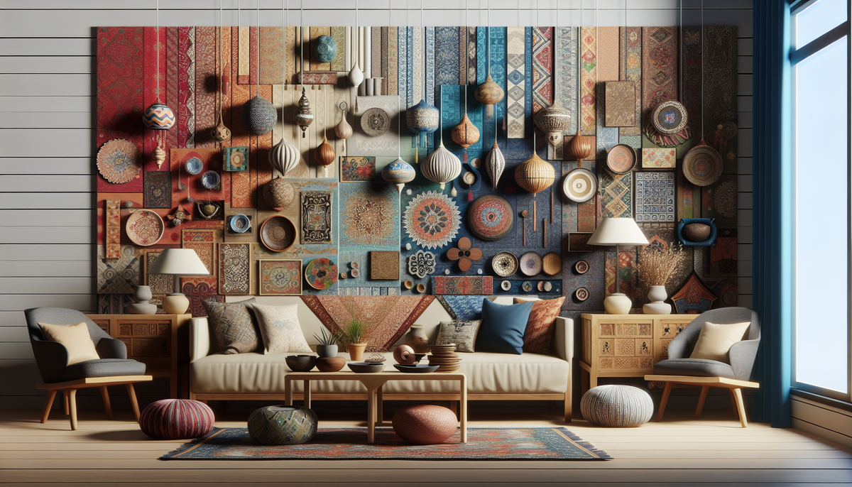 Это изображение сочетает в себе элементы различных культур, демонстрируя их красоту и сложность, а также подчеркивая важность уважительного представления и понимания.