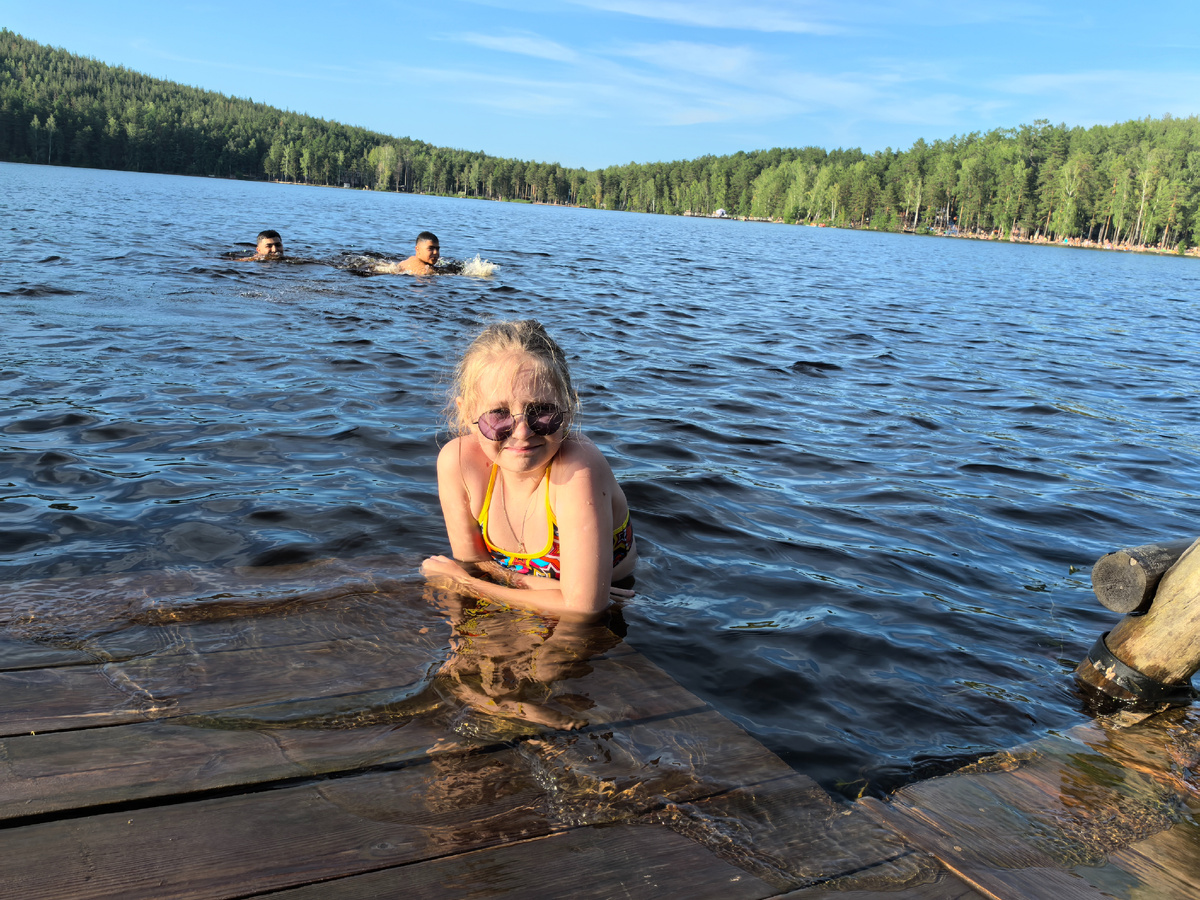 6 июля на озере Песчаном