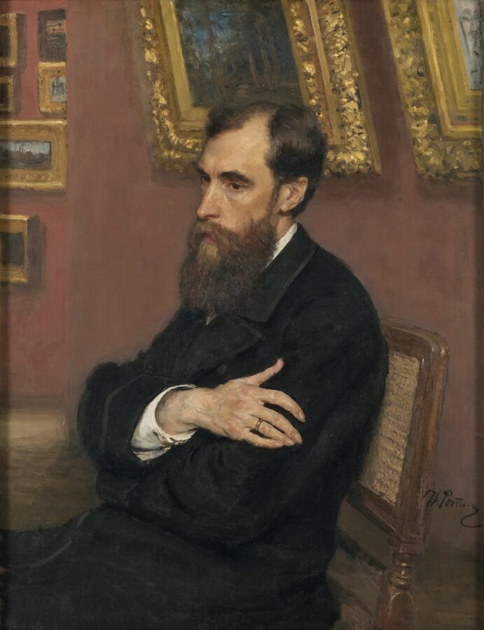 И.Е. Репин «Портрет П.М. Третьякова», 1883 © ГТГ