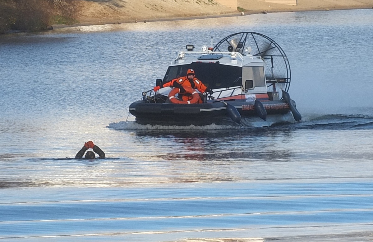 Тренировка на поисково-спасательной станции Строгино