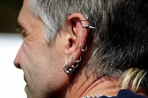 Количество серёжек в ухе