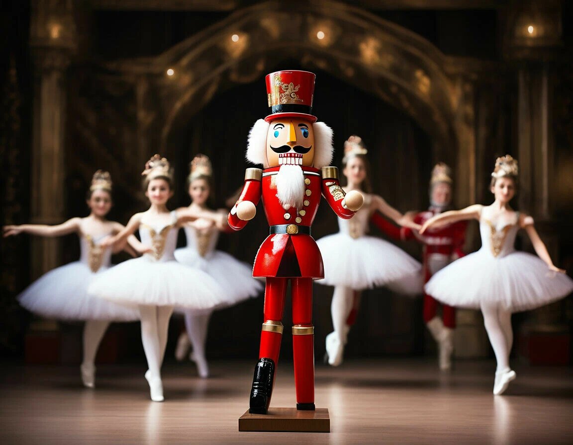 На фото: щелкунчик в представлении ИИ Шедеврум