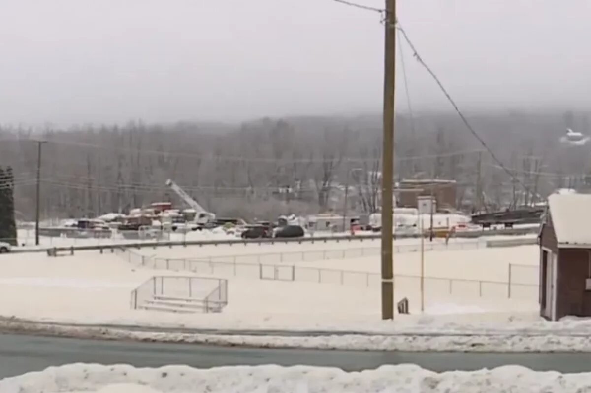    NYP: в Рамфорде выпал коричневый снег, вызывающий раздражение на коже