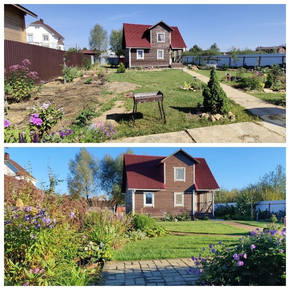 Фото сада Анны Брагиной, выпускницы шкоды  Сад по-новому