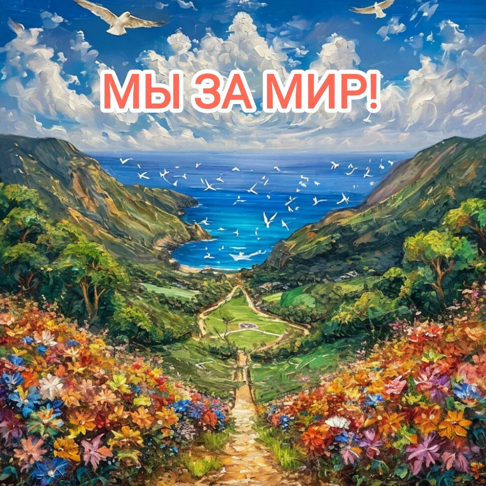 Это мир в видении маленького ребëнка, который рушат взрослые. Так что кое в чëм дети гораздо умнее взрослых... 
