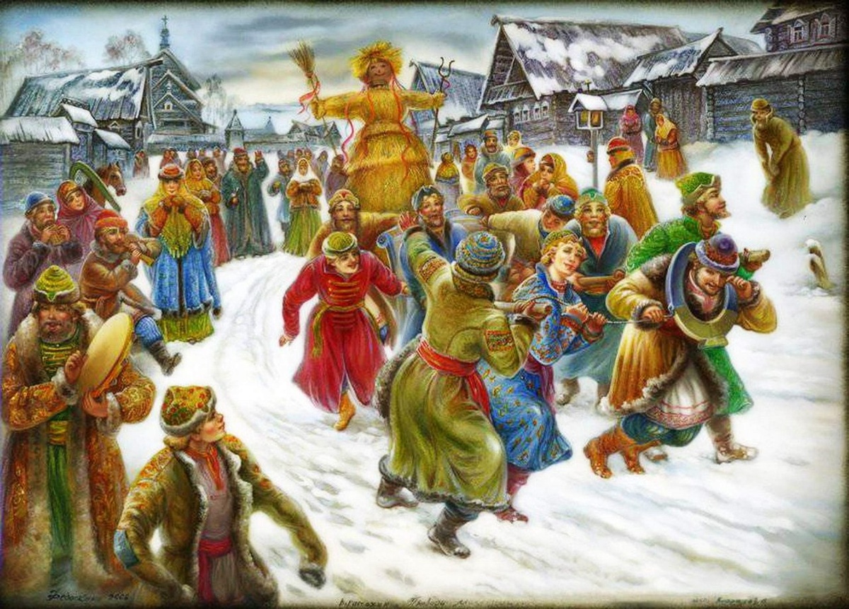 Федоскинская миниатюра — вид традиционной русской лаковой миниатюрной живописи масляными красками на папье-маше, сложившийся в конце XVIII века в подмосковном селе Федоскино. Источник: https://vk.com/album-50101165_208441006