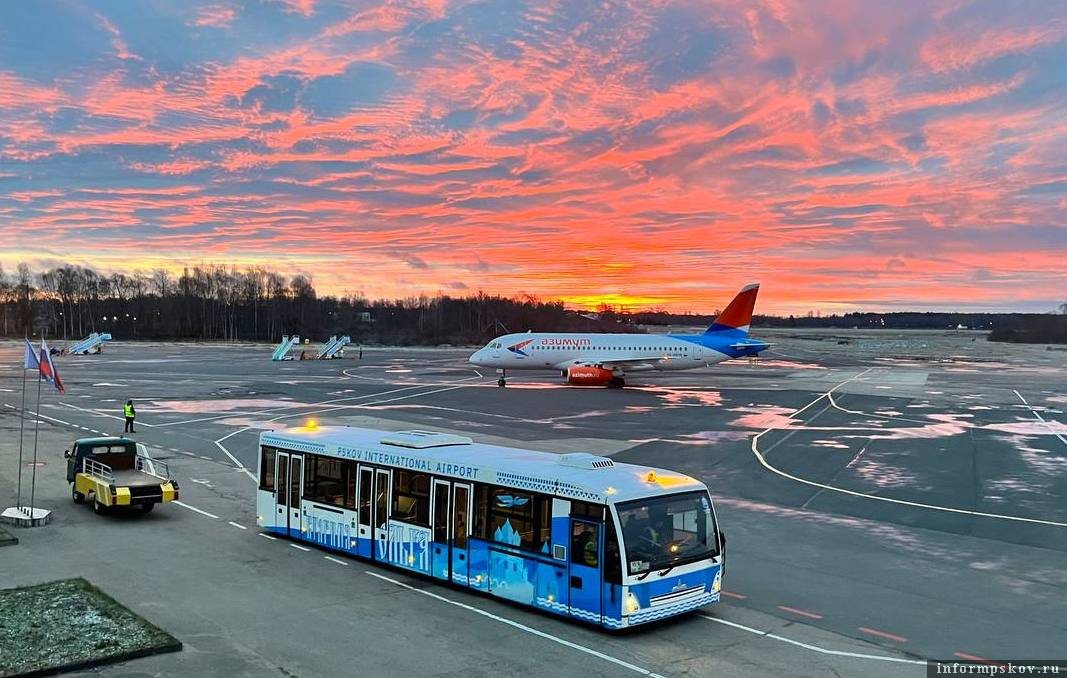 Фото из телеграм-канала "Аэропорт Псков"