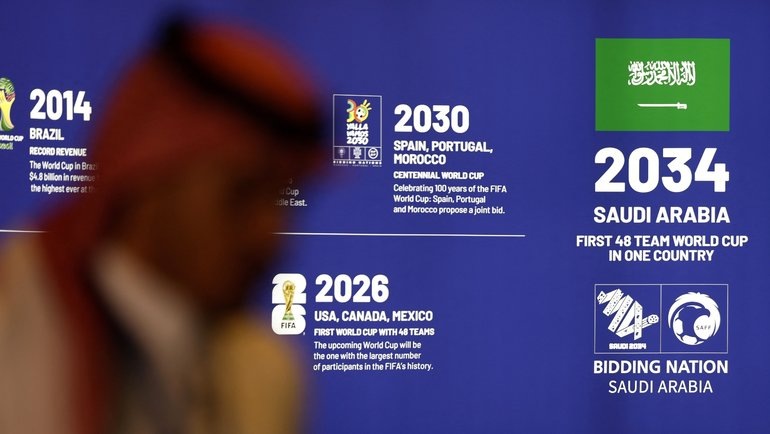    ЧМ-2034 пройдет в Саудовской Аравии. Reuters