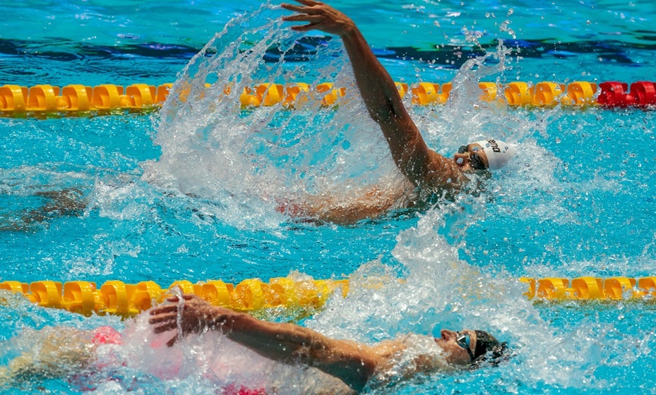    Российские пловцы завоевали золото в комбинированной эстафете на ЧМ по плаванию. Фото: Global Look Press